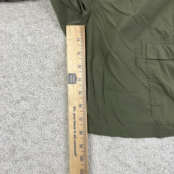 REI Co-op Womens 8 Sahara Cargo Shorts Green Relaxed Fit Hiking Belted Outdoor - Picture 7 of 10
